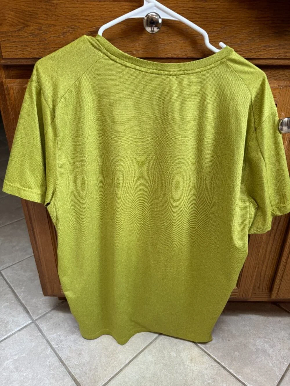 Yellow Nike Dri Fit T-Shirt Large